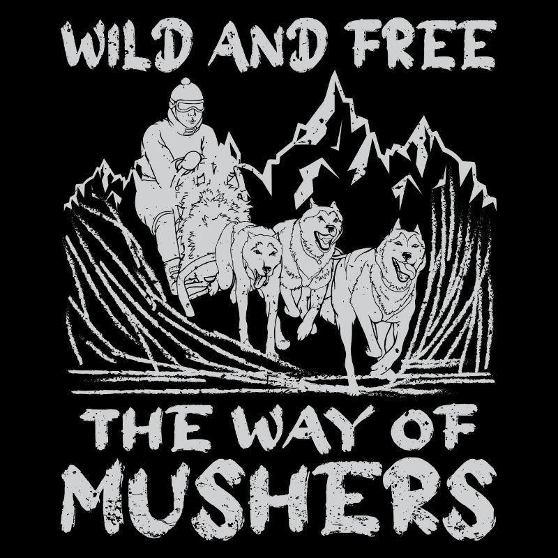 Alaska Mushing Hundeschlittenfahrer Huskies