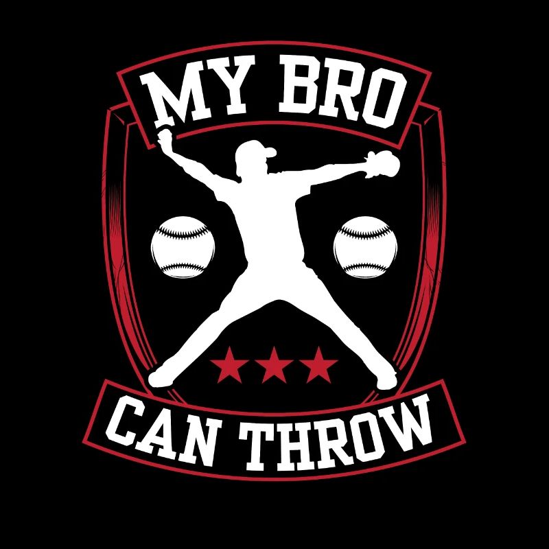 Mon frère peut lancer un lanceur de baseball