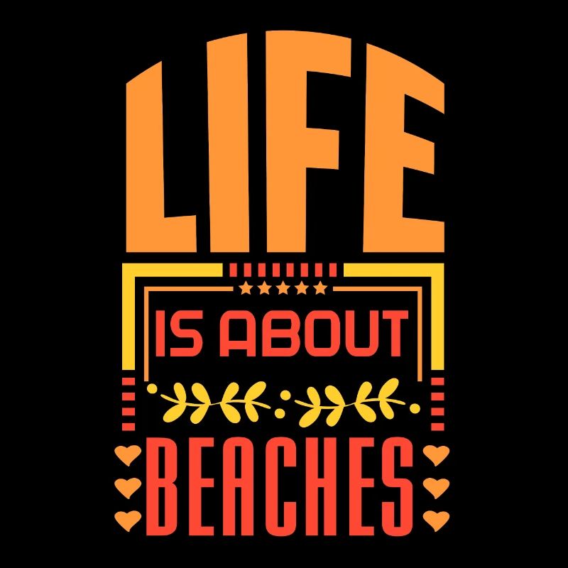 La vie se compose de plages vacances à la plage