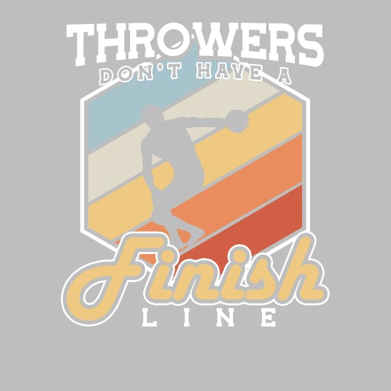 Diskus Throwers Have No Finish Lines Diskuswerfer