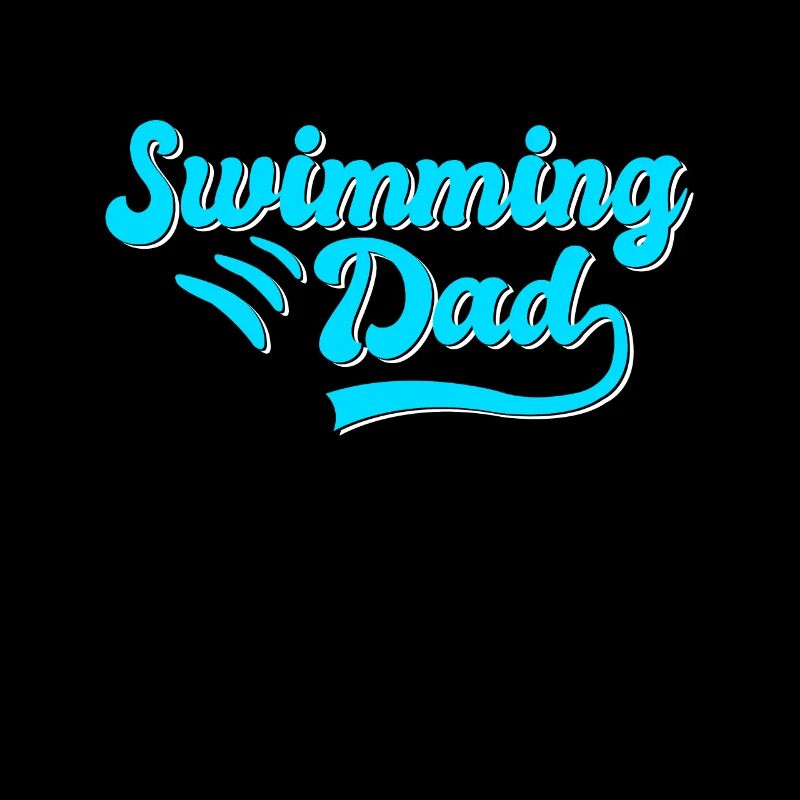 Schwimmen Papa Geschenk