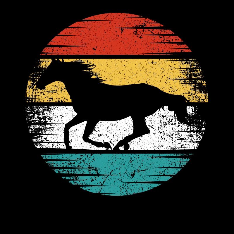 Pferd Retro
