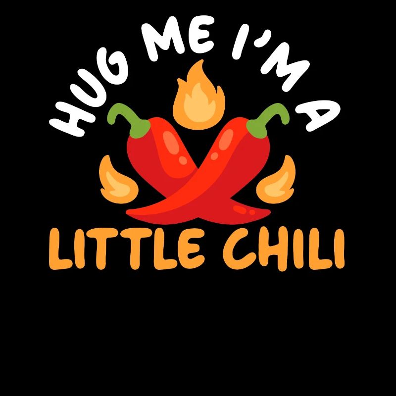 Umarme mich Ich bin ein wenig Chili Geschmack Gewürz Würze Scharfes Essen