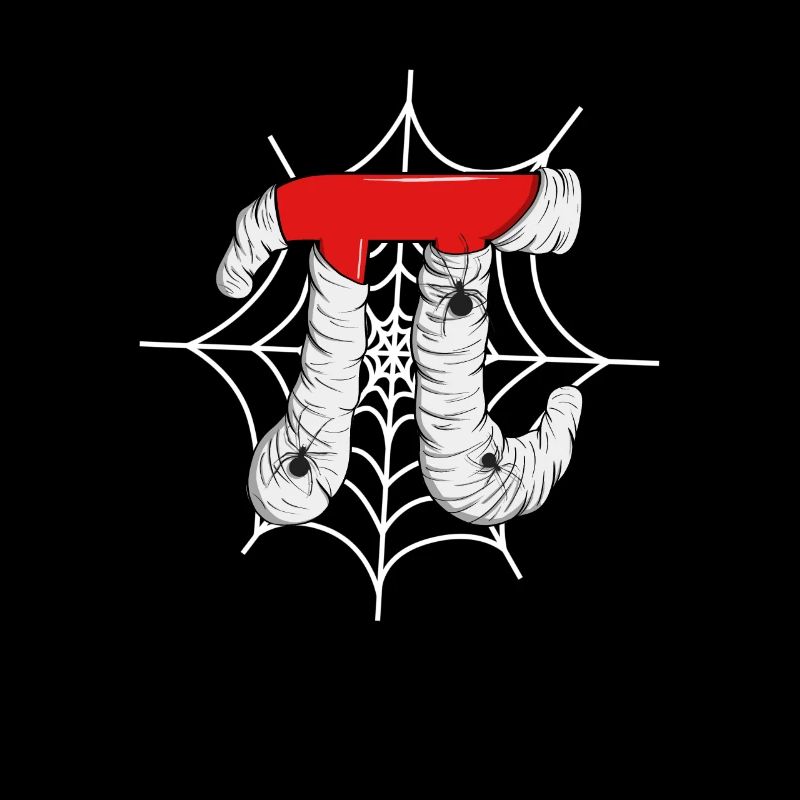 Pi Spider Web - Drôle de Pi Math Halloween