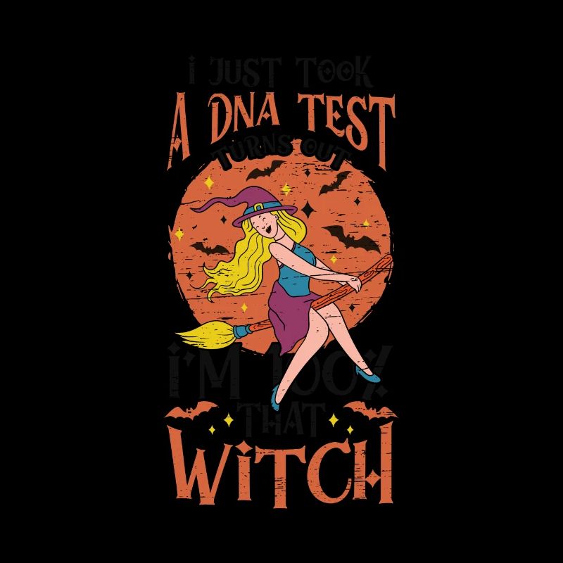 Dna-test Ich Bin 100% Das Hexe Halloween Kostüm