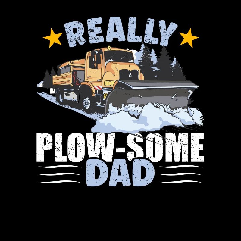 Snow plough Dad