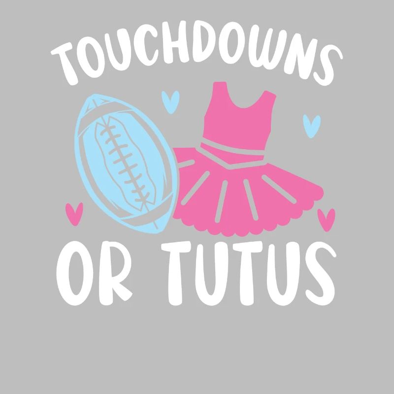 Touchdowns oder Tutus Schwangerschaft Geschlecht offenbaren