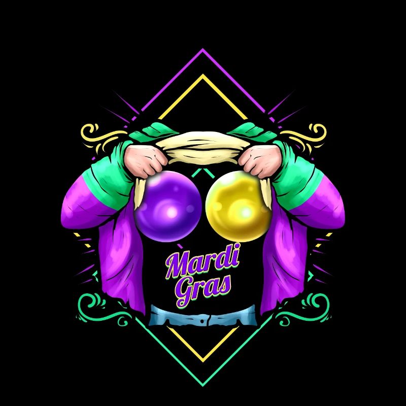 Beads Costume for Mardi Gras