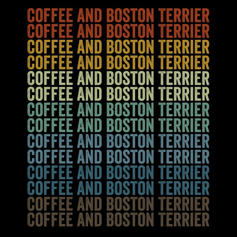 Coffee and Boston Terrier Boston Terrier