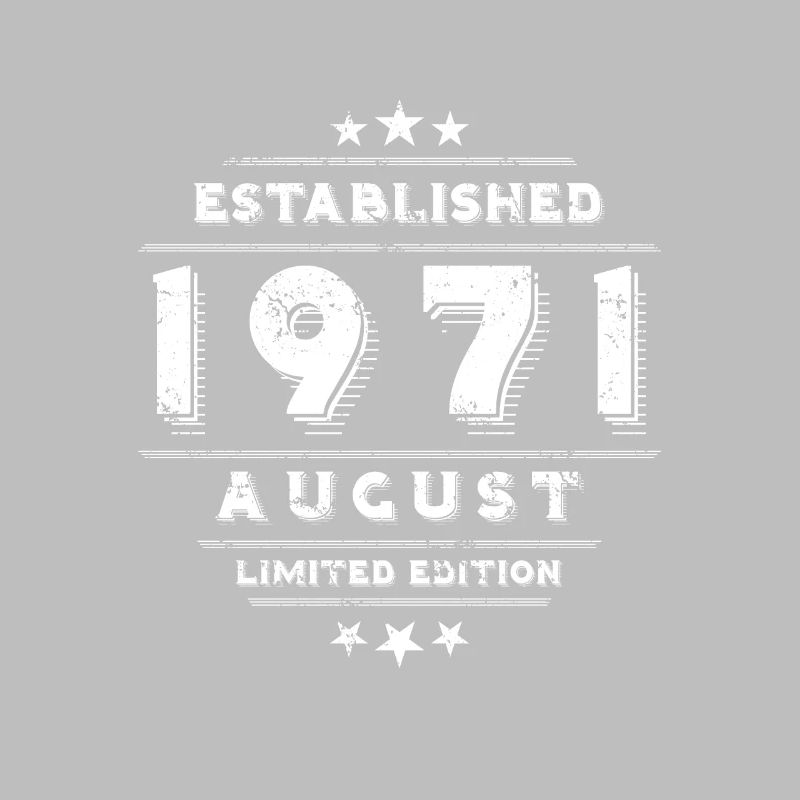 Geburtstag im August 1971 - August