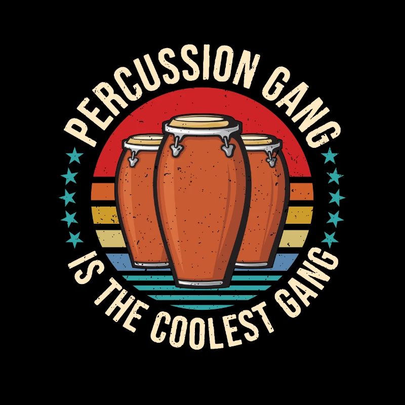 Conga Percussion Gang Is The Drummer Conga Player