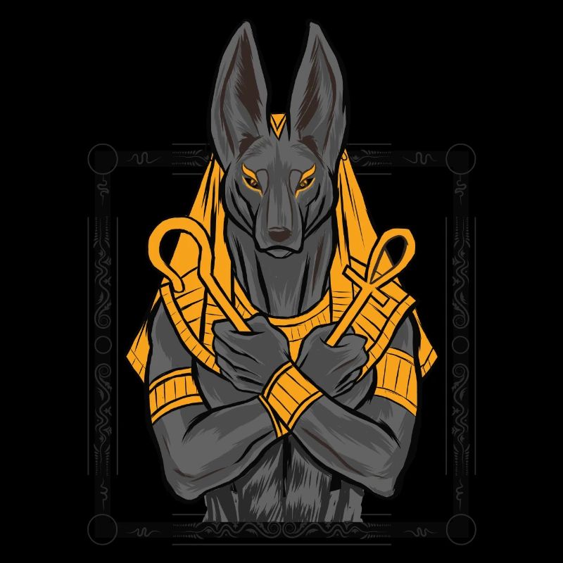 Dieu égyptien Anubis pour anthropologue