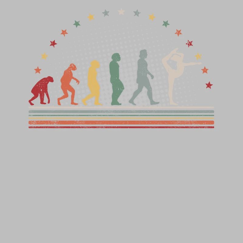 Akrobatik Evolution Retro Bodenturnen Hobby Turnen