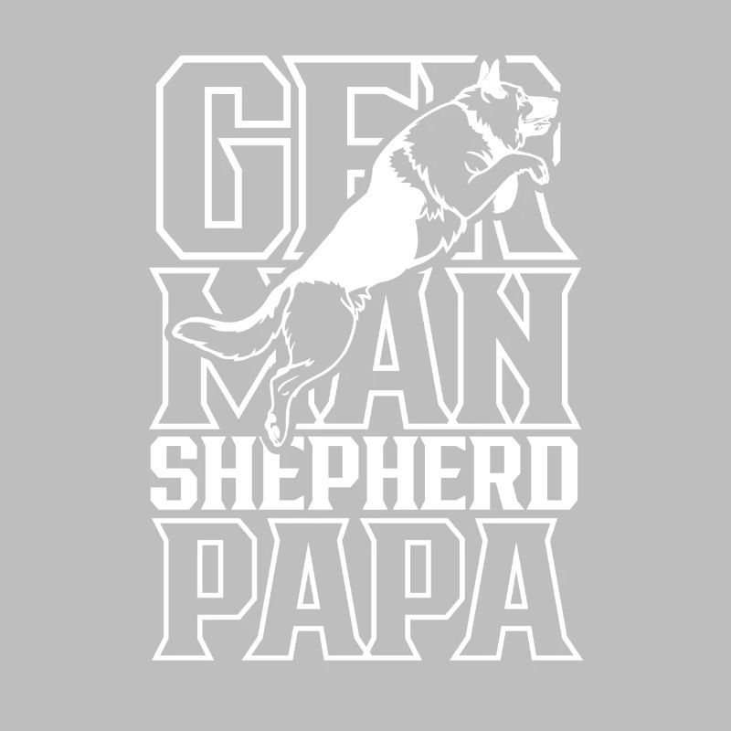 German Shepherd Dad Boy Type Cute Pet