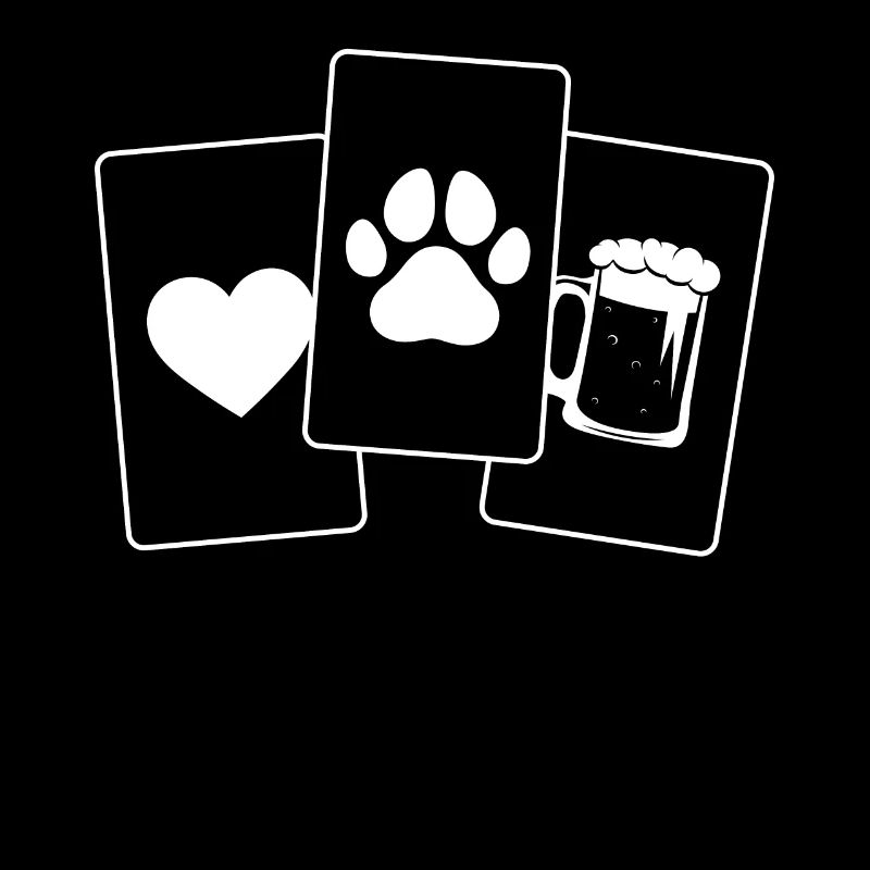Herz - Bier - Hundepfote -