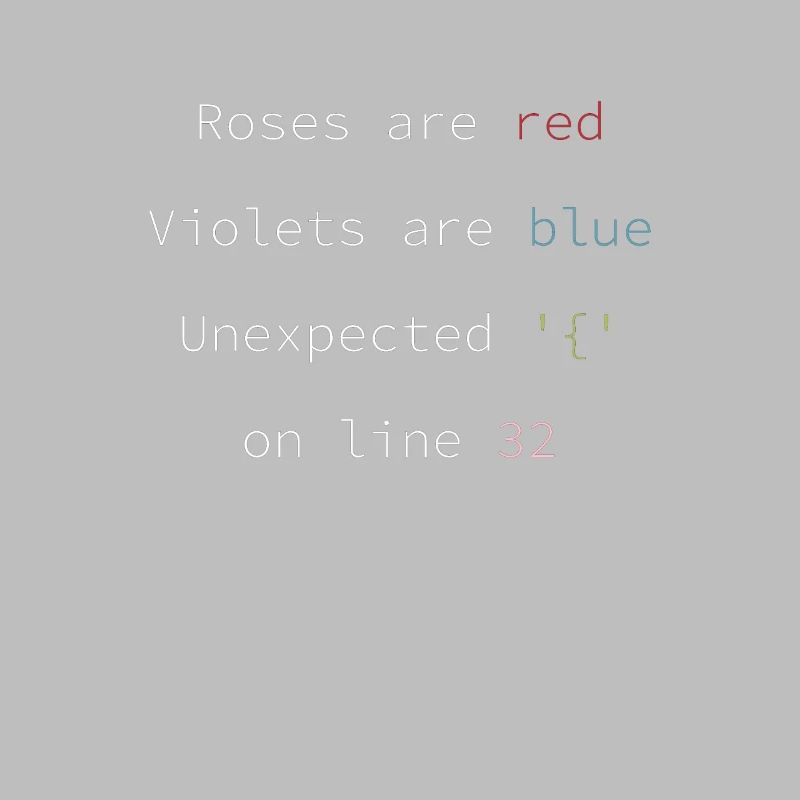 Funny Fehlercode Software Entwickler