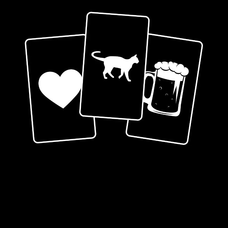 Herz - Bier - Katze - Herz