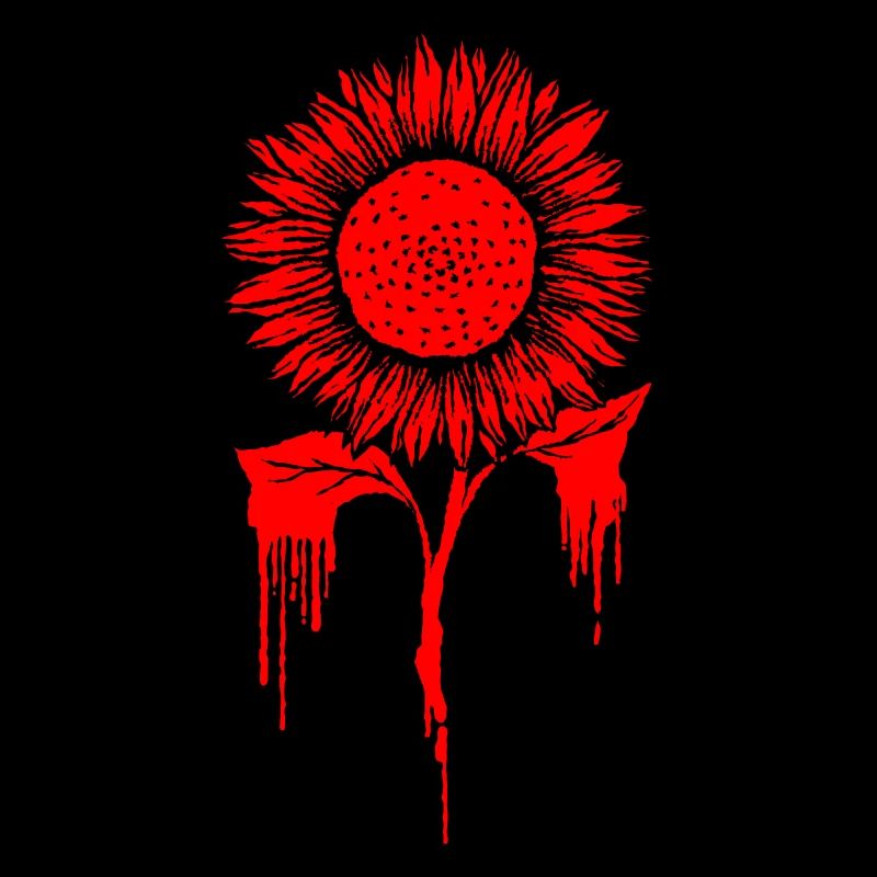 Finnish Goth Aesthetic Gothic Sunflower Goth