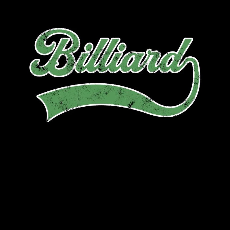 Billiard Schriftzug