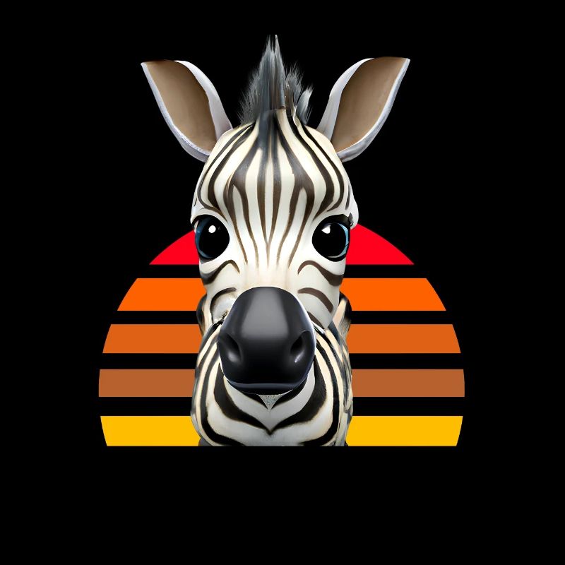 Joli design de zèbre