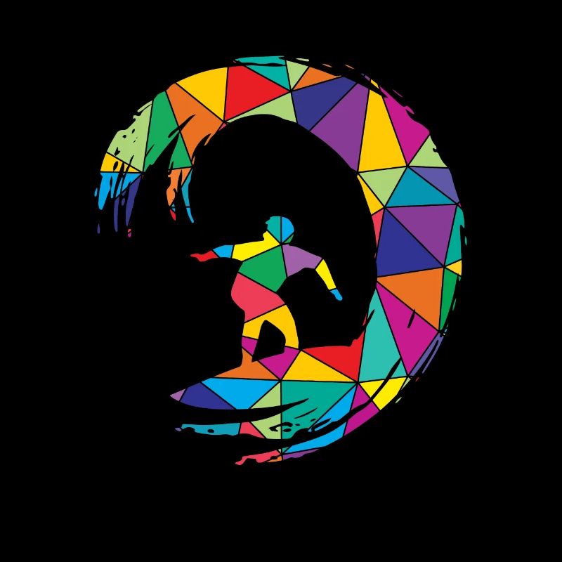 Surfeur Polygone Surfeurs