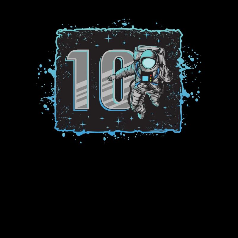 10e anniversaire, Astronaute, Décorations
