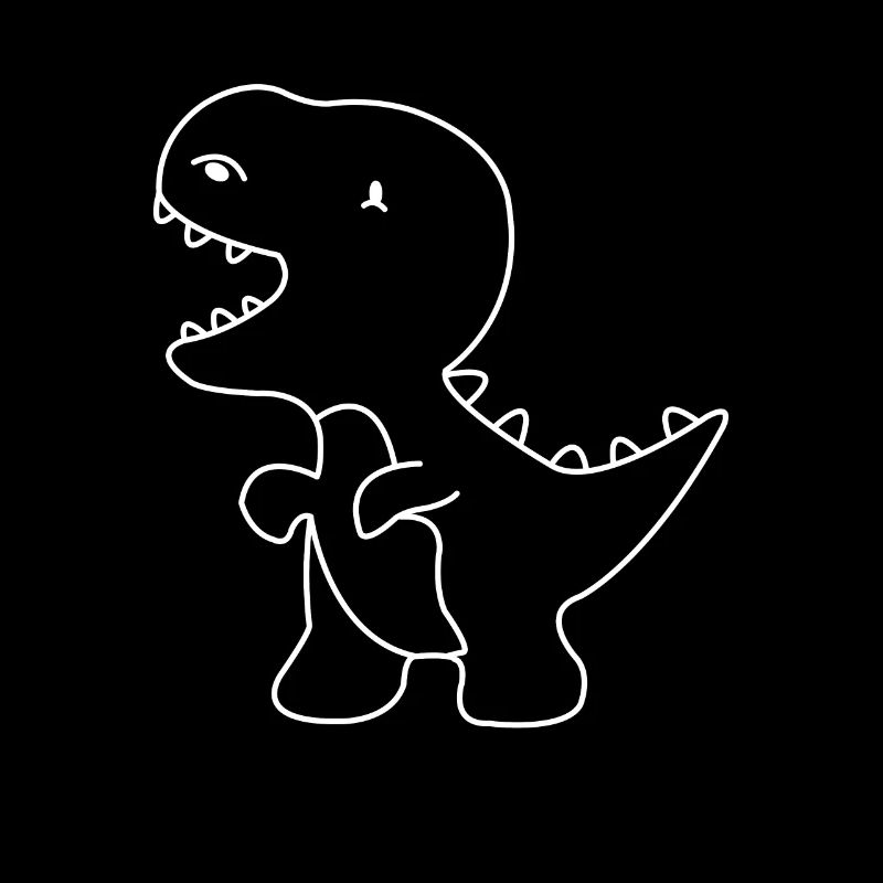 Dino Dinosaur dessiné à la main