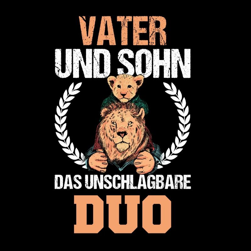 Cooler Vater und Sohn Spruch
