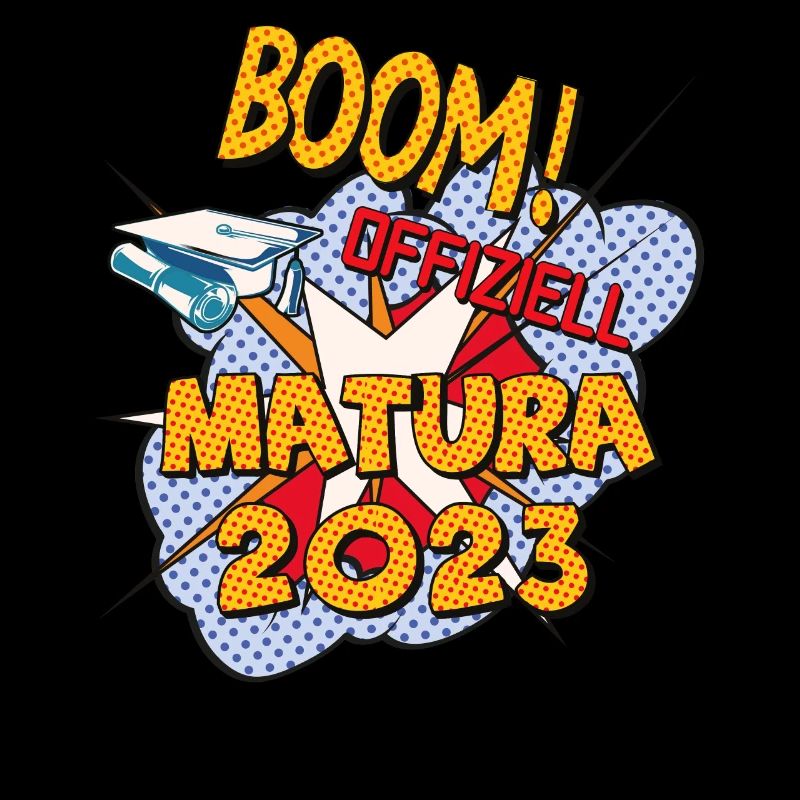 Matura 2023 Abitur passed certificate comic Matura