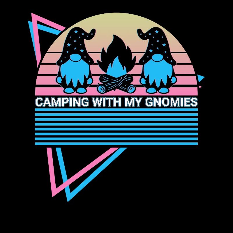 Fun camping camper Camp Retro