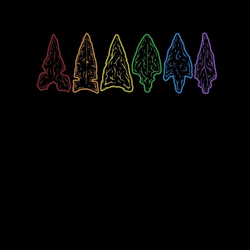 Arrowheads LGBT Rainbow Jagdspitzen Pfeilspitzen