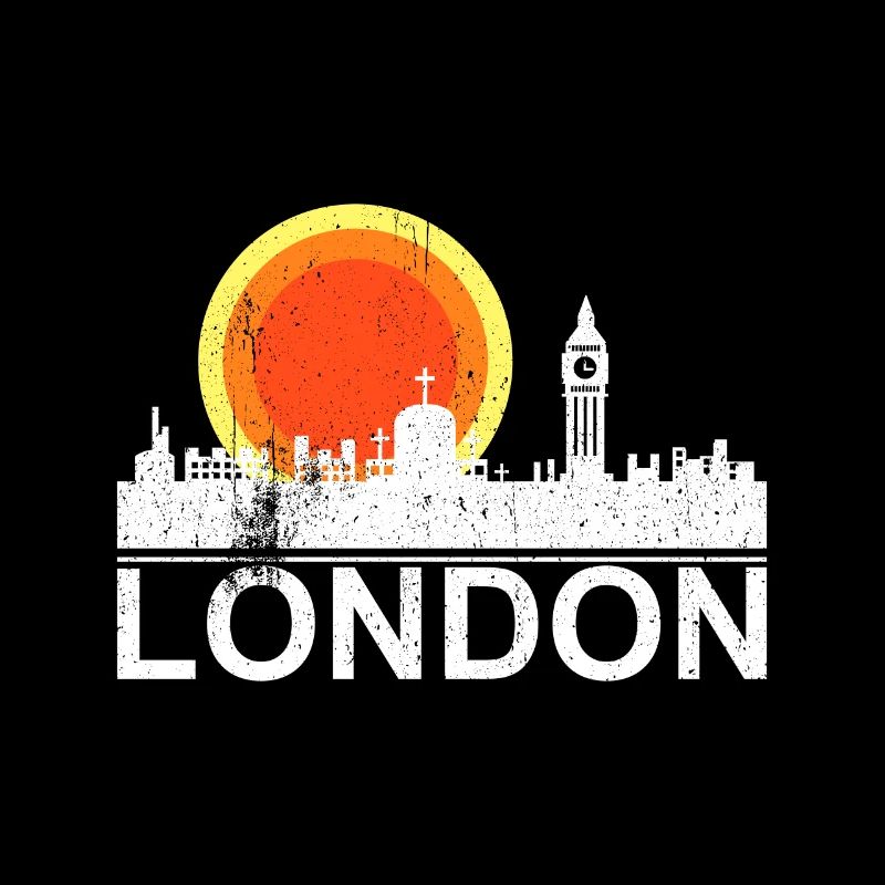 Londres Big Ben Skyline Coucher de soleil