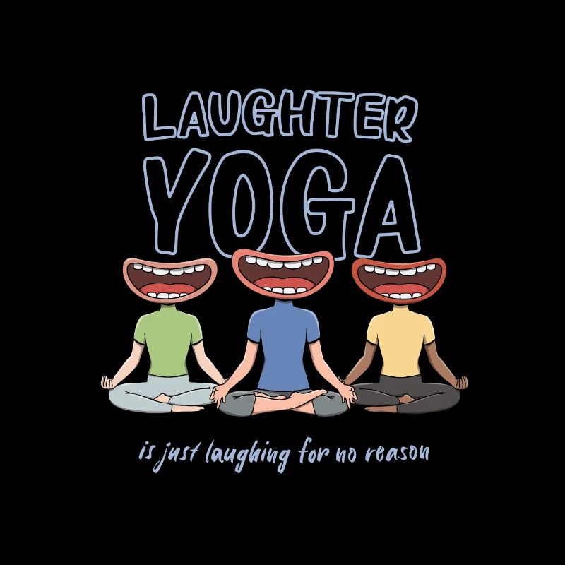 Laughter meditation design for a laughter yoga workout
