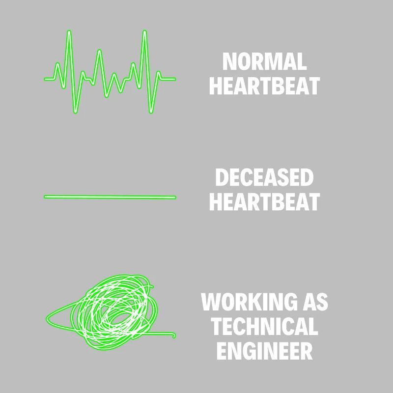 Technical Engineer Worker Funny Technical Engineer