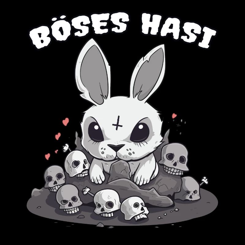 Pastel Goth Böses Hasi Pentagramm