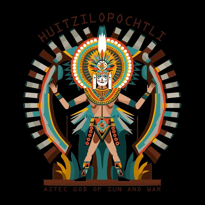 Aztec Deity Huitzilopochtli Ancient Aztec History