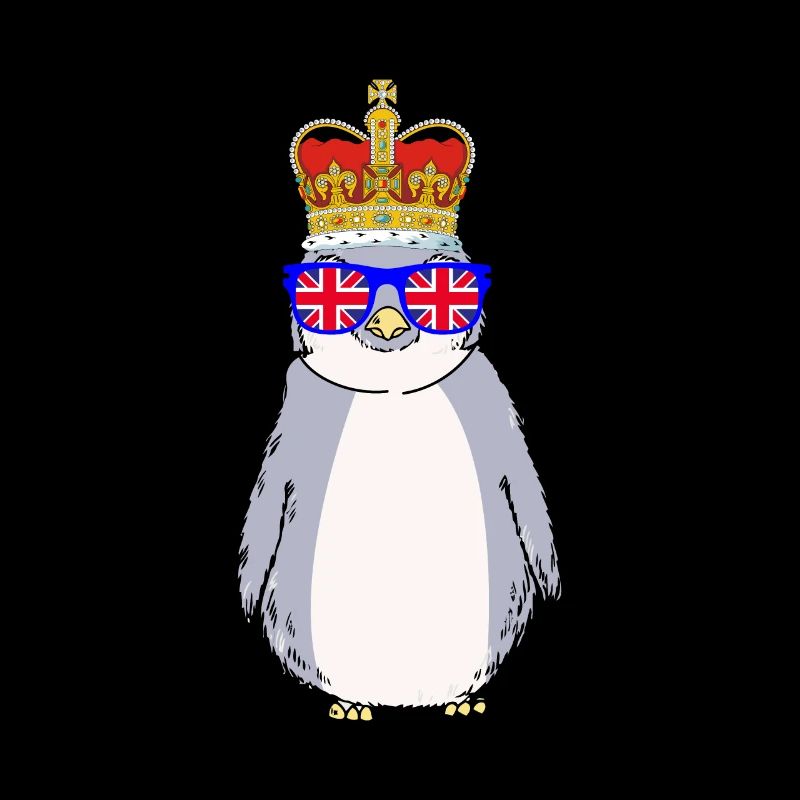Pinguin Queen Elizabeth II Britische Krone