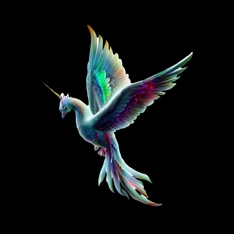 Oiseau licorne