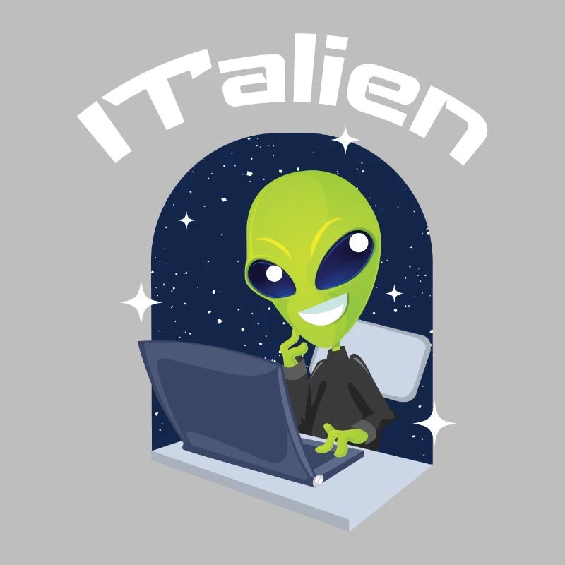 ITalien Alien Informatiker Hacker Coder