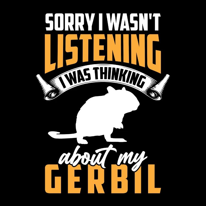 Pensée à mon rongeur gerbille Gerbille