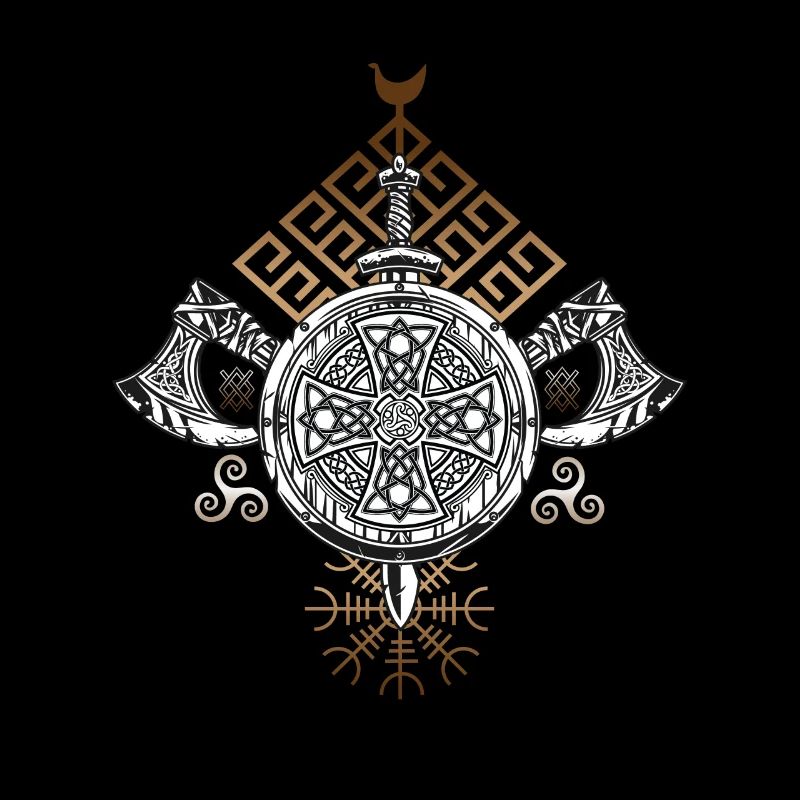 Wikingeraxt Baum Mythologie Rune