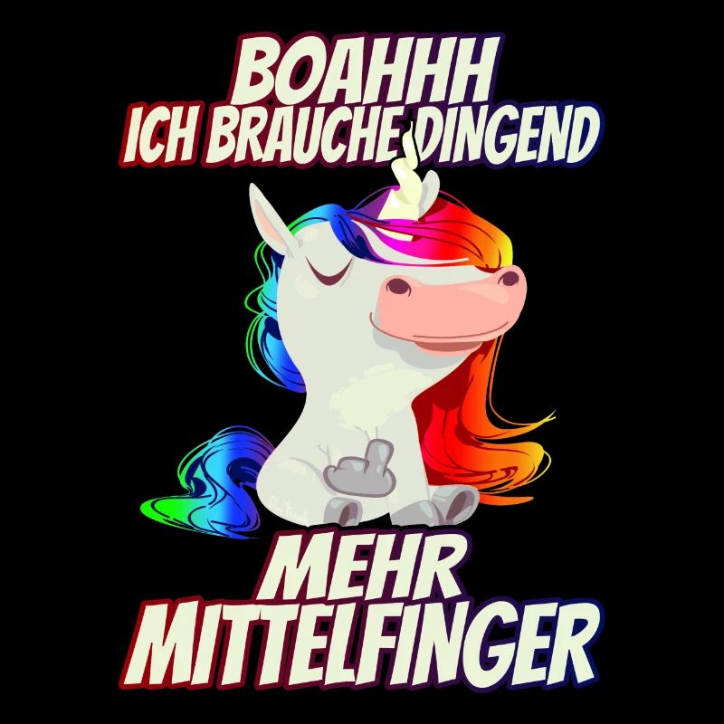 Ich brauche dringend mehr Mittelfinger Regenbogen