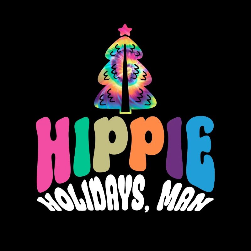 Hippie Holidays, Man - Noël hippie