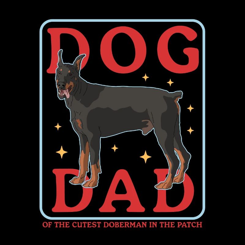 Dobermann Dad Hundebesitzer Hundepapa Geschenk
