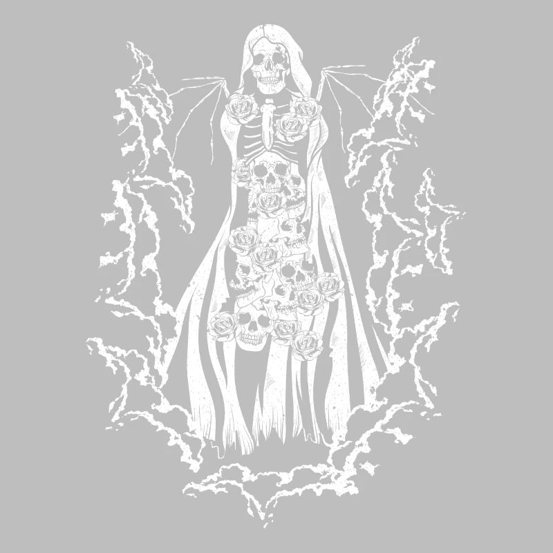 Skull Devil Vaporwave Gothic Mushrooms Roses