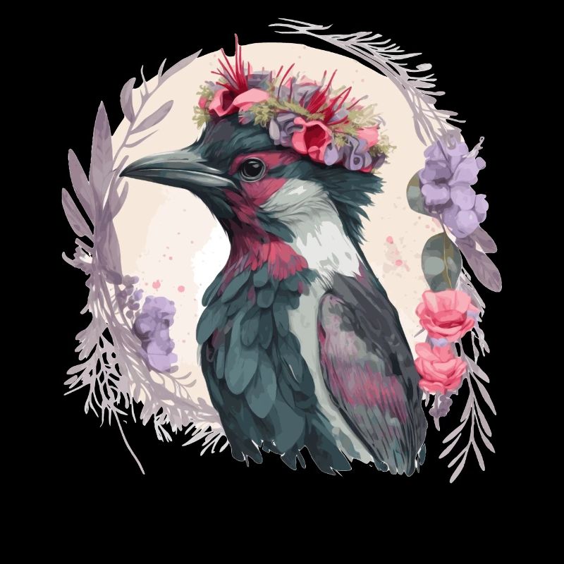 Pic mignon Fleur Fleur Couronne Oiseaux de compagnie