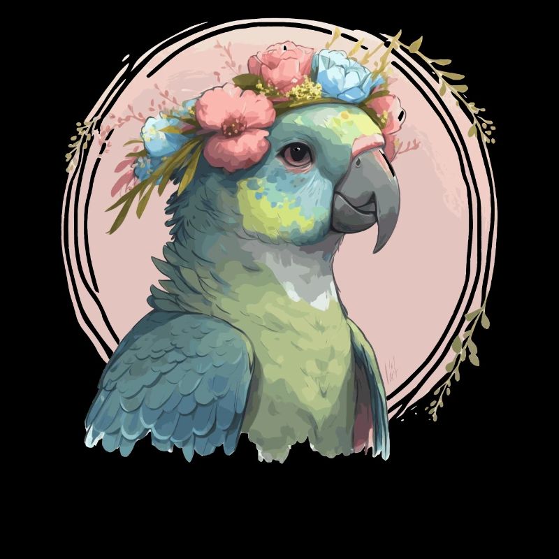 Mignon Oiseau de Hahn Fleur d’ara Couronne Oiseaux de compagnie