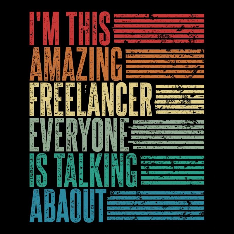 Vintage Freelancer Freelancer Gift Retro