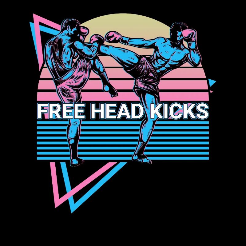 Muay Thai Kickboxing Retro