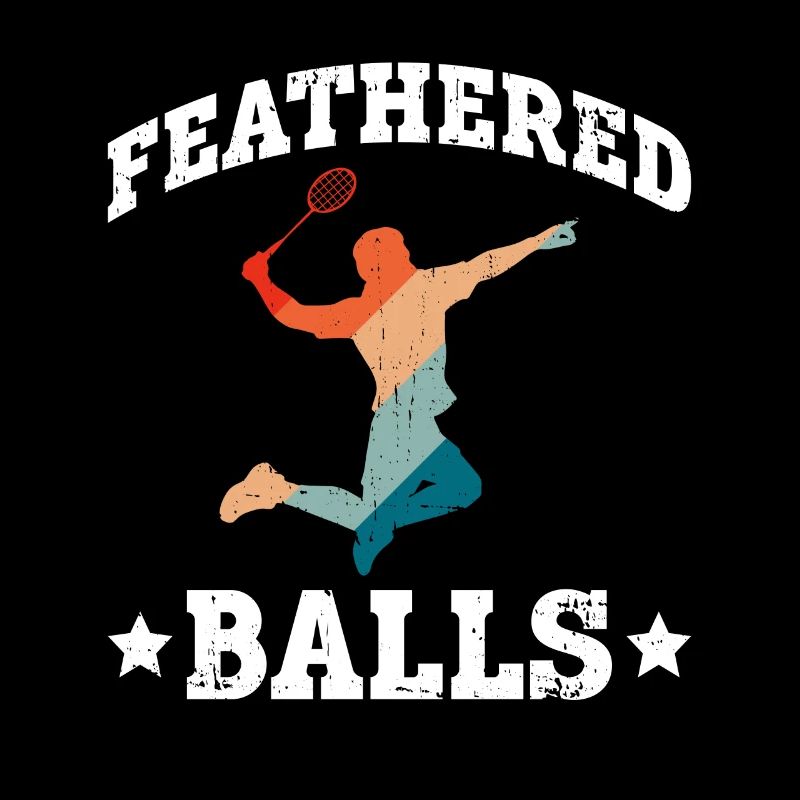 Feathered Balls - Funny Badminton